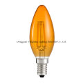 C35 Candle Shape LED Filament Bulb with Gold Cover